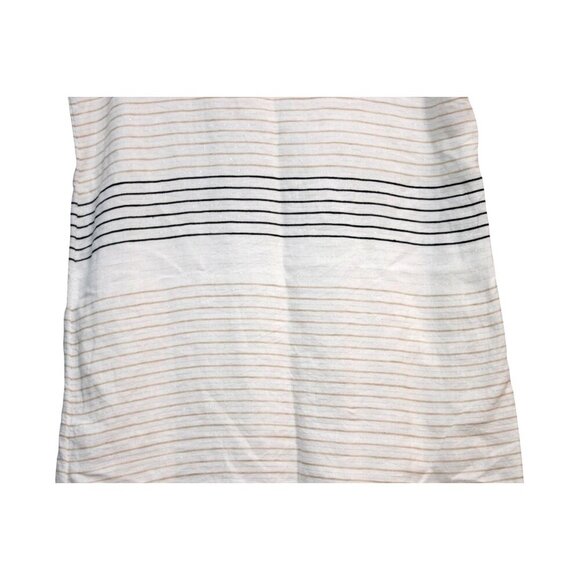 Vineyard Vines Tunic Dress Size 8 Linen Lurex Stripes Boho Beach Preppy Coastal - Picture 8 of 10